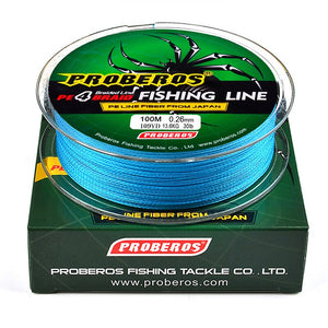 4 Braided 100m Lure Vigorous Horsefish PE Line 6-100LB 0.4-10.0 Braided Fishing Accessories Line Gear Tackle 5 Colors Strong