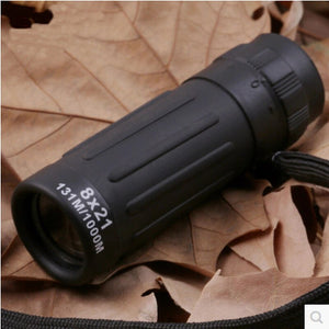 8X21 Mini High Definition Monocular Pocket Telescope Zoom Waterproof  Scope Outdoor Traveling Hunting Camping Night Vision