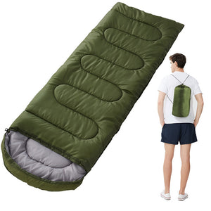 Adult Camping Sleeping Bag Down Ultra Light Waterproof Fluffy Sleeping Bag with Compression Bag Spring and Autumn Travel