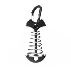 Aluminum Alloy Tent Accessories Outdoor Camping Rope Buckle Fishbone Spring Hook Multifunctional Awning Nail Portable Durable