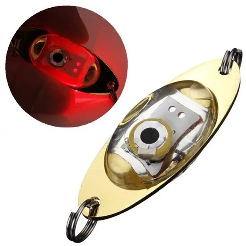 Fishing Lures LED Light Bait Deep Drop Under Water Flashing Lamp Luminous Light Electronic Metal Lure Carp Bait Trout Tools