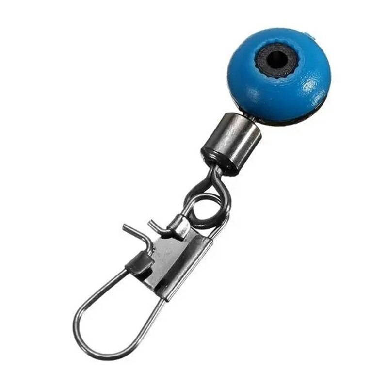 LIUXDIV 100Pcs Fishing Barrel Swivel Solid Ring Interlock Snap Pin Connector Accessories fishing weight  hook remover  fishing