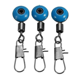 LIUXDIV 100Pcs Fishing Barrel Swivel Solid Ring Interlock Snap Pin Connector Accessories fishing weight  hook remover  fishing