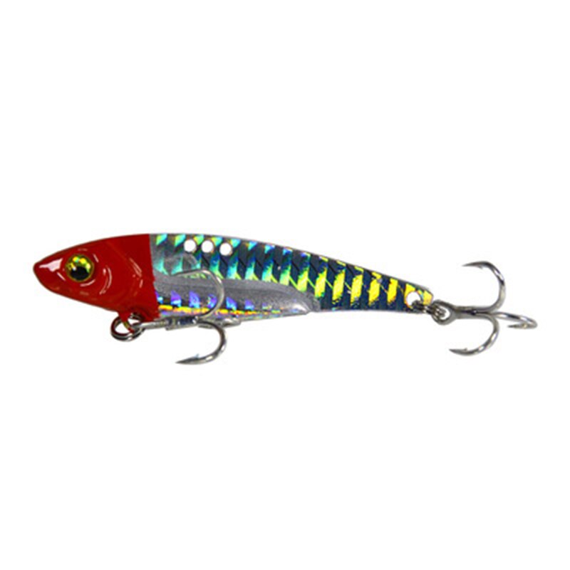 Lu Ya Bait Long Teeth Vib Sequined Metal Long Shot Fake Bait for Freshwater Perch Special Kill Sea Fishing Spanish Mackerel Bait