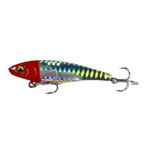 Lu Ya Bait Long Teeth Vib Sequined Metal Long Shot Fake Bait for Freshwater Perch Special Kill Sea Fishing Spanish Mackerel Bait