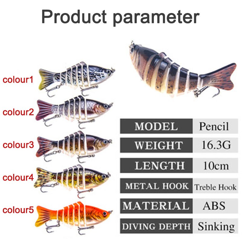 Luya Seven Festival Hard Bait 16g 3DEye Submerged Freshwater Perch Simulation Artificial Fishing Accessories Gadget Sea Hot Sale