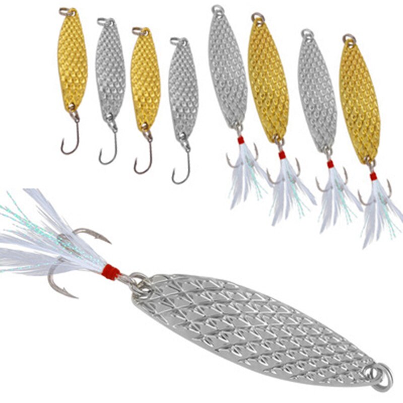 New Lure Bait Product Super Leech Pineapple Masonry Reflective Sequins Feathered Metal Long Shot Underwater Rotating Artificial