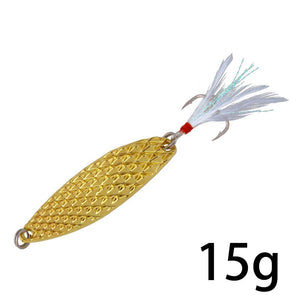 New Lure Bait Product Super Leech Pineapple Masonry Reflective Sequins Feathered Metal Long Shot Underwater Rotating Artificial