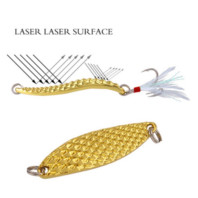 New Lure Bait Product Super Leech Pineapple Masonry Reflective Sequins Feathered Metal Long Shot Underwater Rotating Artificial