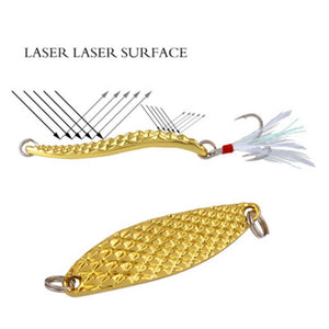 New Lure Bait Product Super Leech Pineapple Masonry Reflective Sequins Feathered Metal Long Shot Underwater Rotating Artificial