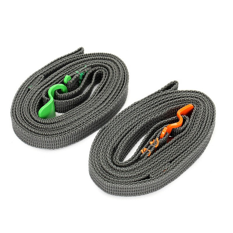 Outdoor Climbing Accessories Cycling Travel Equipment Straps Luggage Straps Durable Baggage Backpack Belt with Hook Buckle