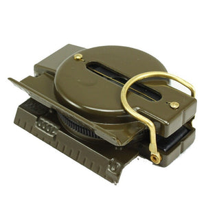 Outdoor Portable Survival Compass Army Green Folding Metal Military Multifunctional Tool Emergency Navigators North Pointer