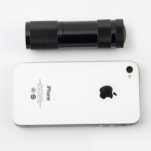 Portable Mini Size Aluminum Build Flashlight 9 LEDs Fly Tying UV Curing Lamp Fishing UV Torch Light Fishing Gear Accessories